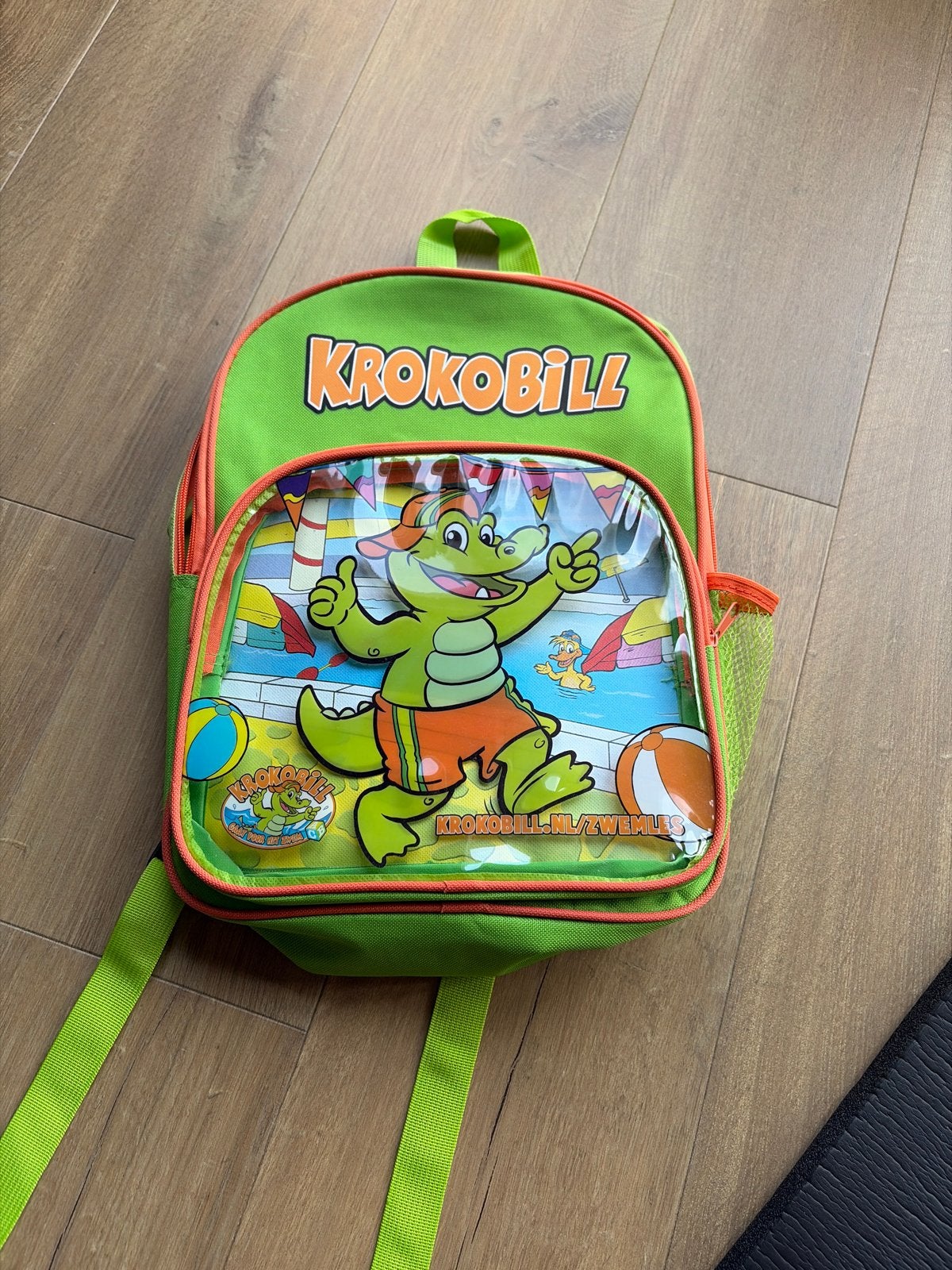 Rugzak Krokobil voor zwemles of dagje uit, Minder dan 30 cm, Nieuw, Minder dan 25 cm, Ophalen