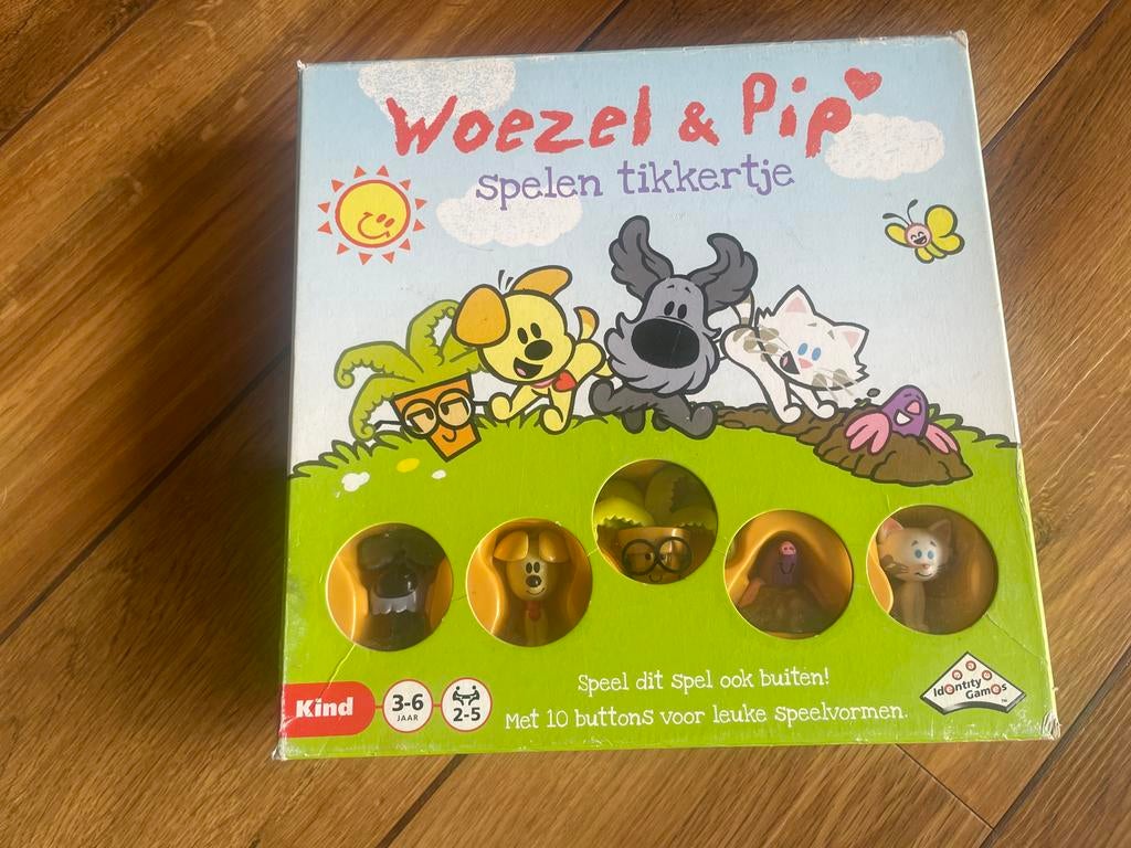 Woezel & Pip Spelen Tikkertje Bordspel, Drie of vier spelers, Ophalen of Verzenden, Gebruikt