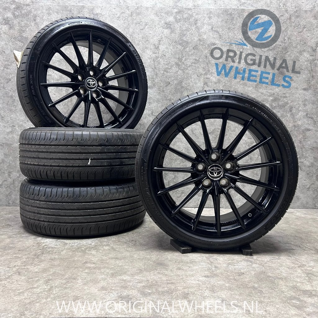 18 inch originele Enkei velgen + zomerbanden Toyota Corolla, 18 inch, Gebruikt, Banden en Velgen, Toyota