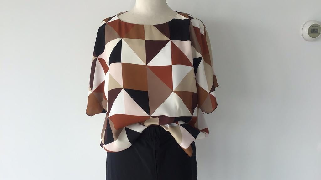Oversized top van trvll drss by Zenggi in vintage look, Overige kleuren, Ophalen of Verzenden, Zo goed als nieuw, Korte mouw