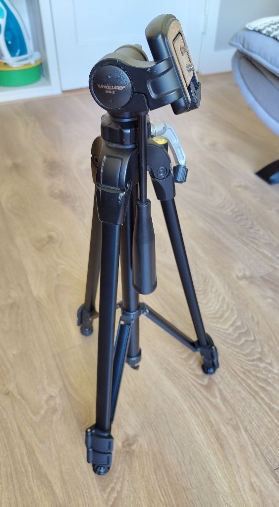 Vanguard MG-2 statief, Ophalen of Verzenden, Gebruikt, Minder dan 150 cm, Driepoot