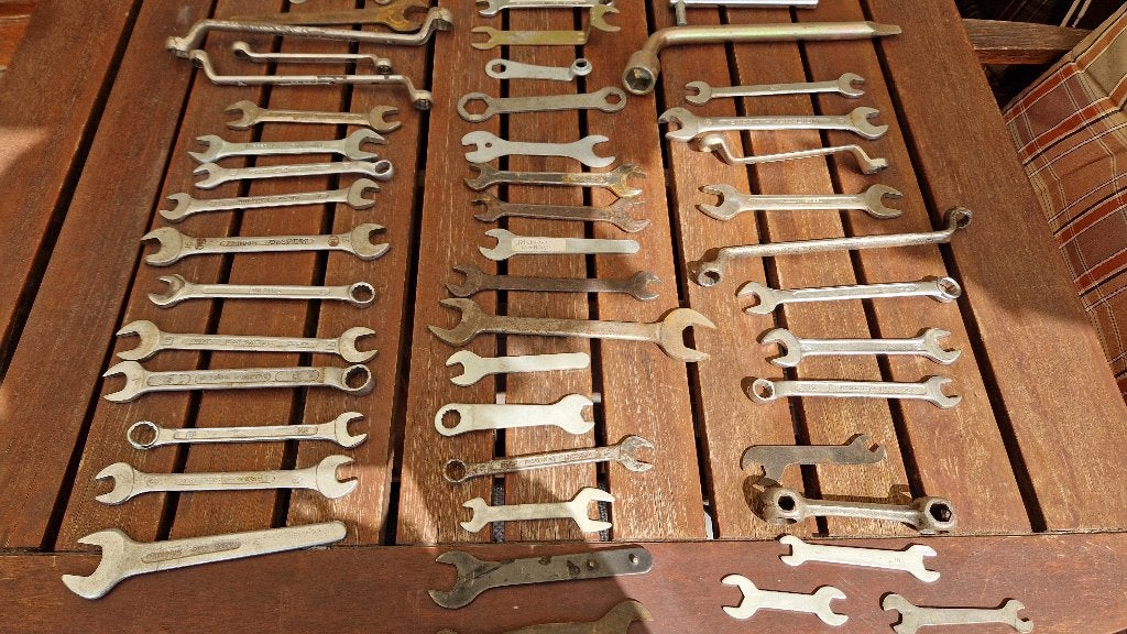 oude steek en dopsleutels, Ophalen of Verzenden, Gebruikt