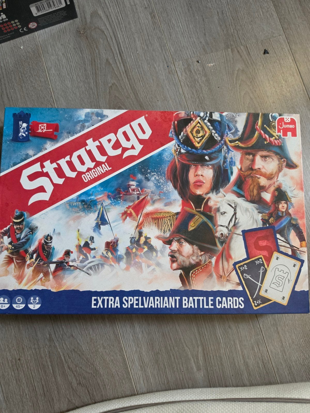 Stratego Original Bordspel met Battle Cards - Jumbo, Een of twee spelers, Ophalen of Verzenden, Zo goed als nieuw, Jumbo