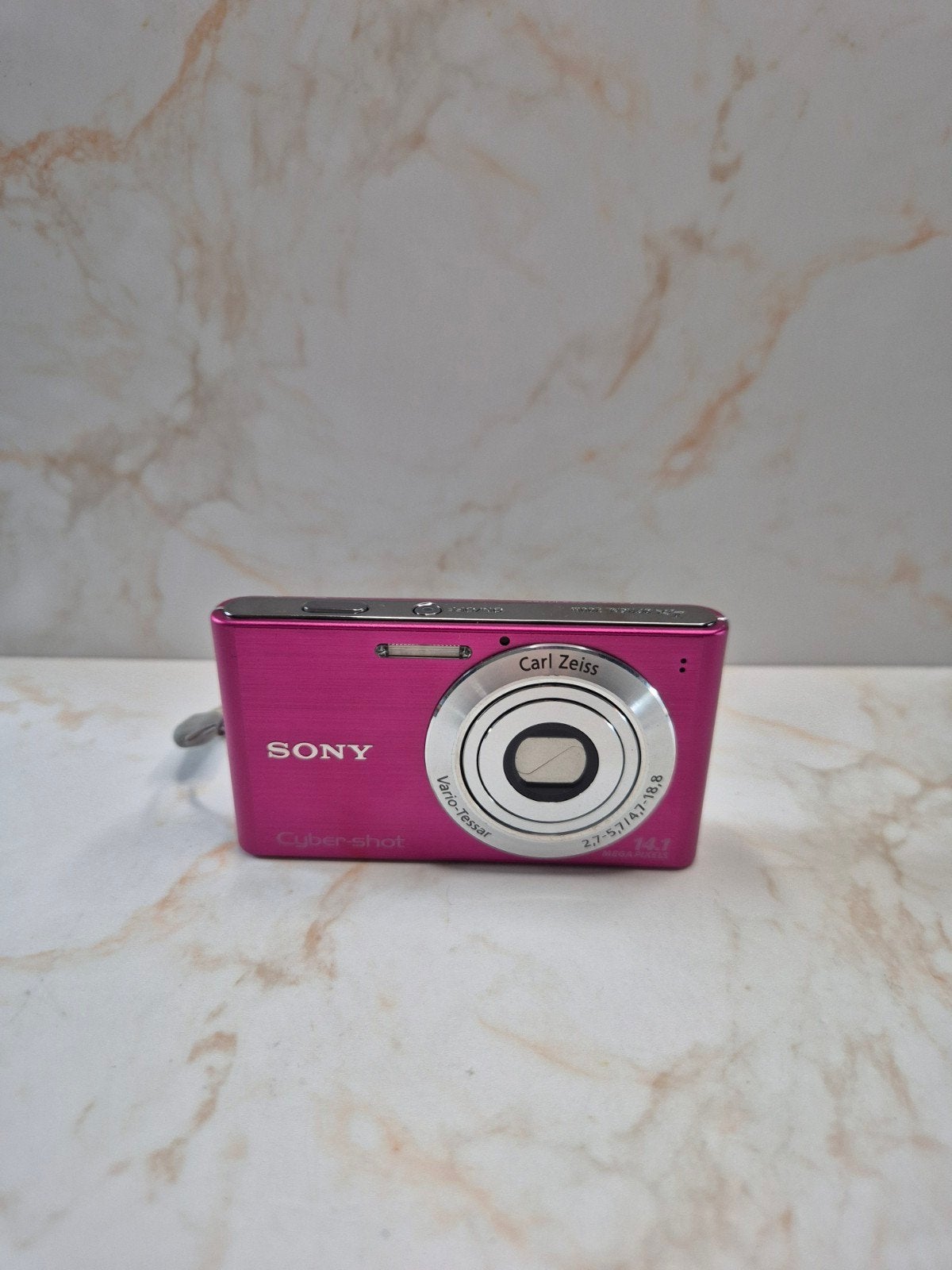 Sony Cyber-shot DSC-W320 roze, Audio, Tv en Foto, Gebruikt, Accu, Compactcamera, Sony