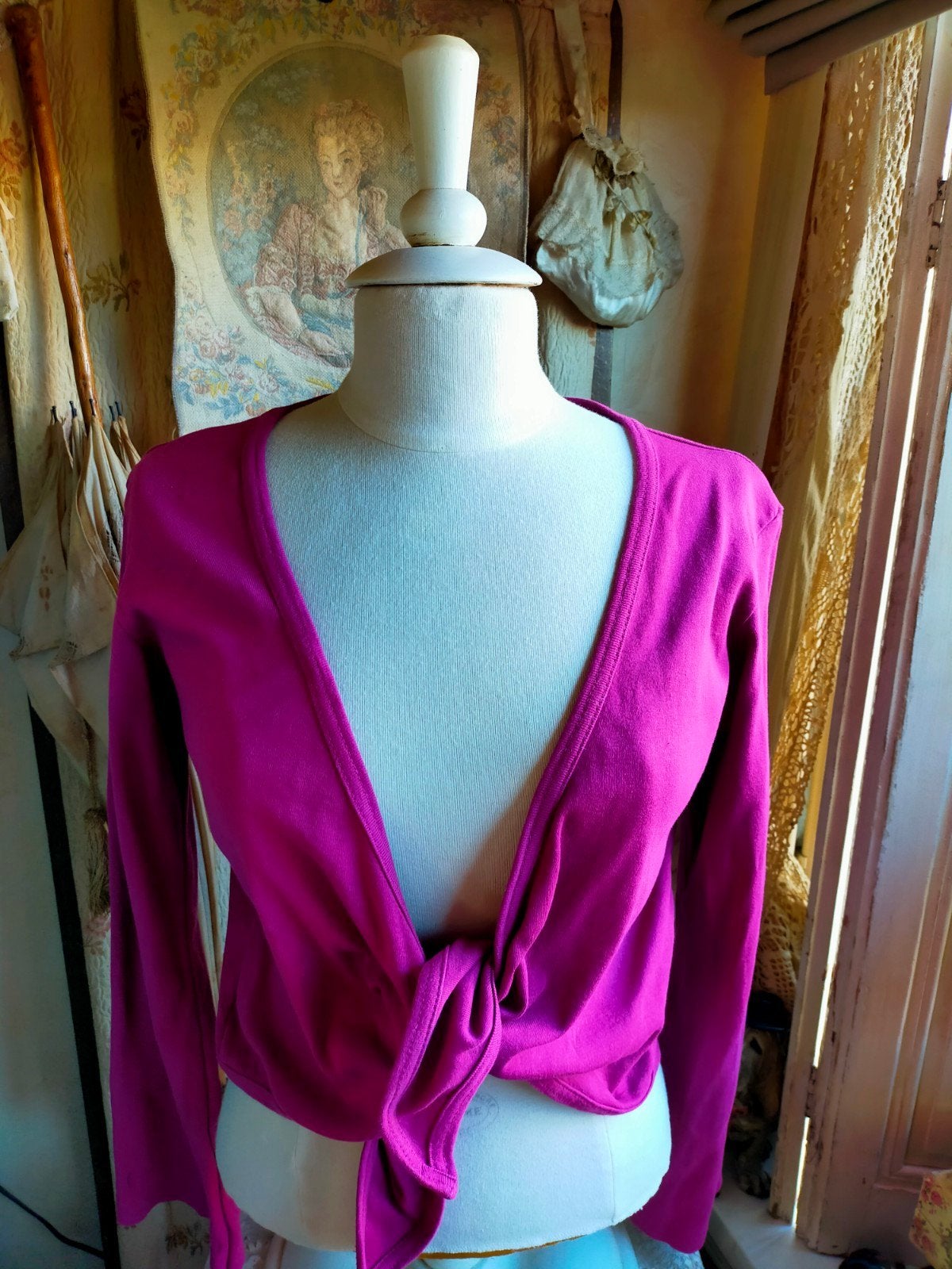 overslag vestje ( Bolero ), Maat 42/44 (L), Ophalen of Verzenden, Zo goed als nieuw, Lange mouw