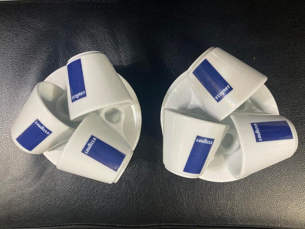 Lavazza Espresso Kopjes - origineel, Gebruikt, Ophalen of Verzenden, Overige stijlen, Kop(pen) en/of Schotel(s)