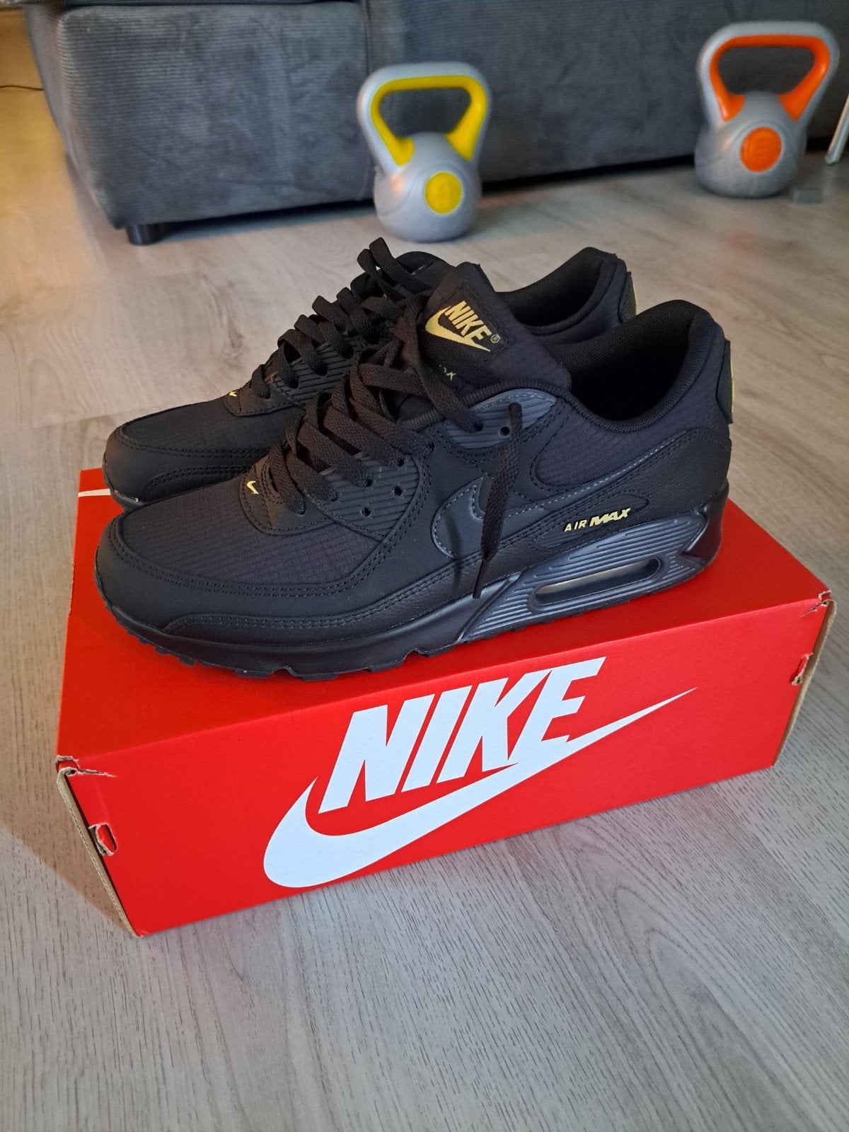 Nike Air Max 90 zgan, Zwart, Ophalen of Verzenden, Sneakers of Gympen, Zo goed als nieuw