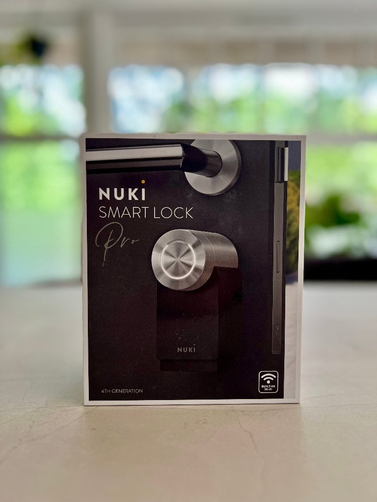 Nuki Smart Lock Pro Zwart 4e generatie - ongeopend!, Doe-het-zelf en Verbouw, Hang- en Sluitwerk, Ophalen of Verzenden, Nieuw