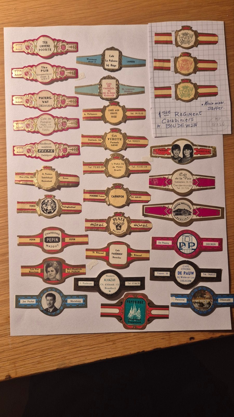 Sigarenbanden, Ophalen, Zo goed als nieuw, Sigarenbandjes