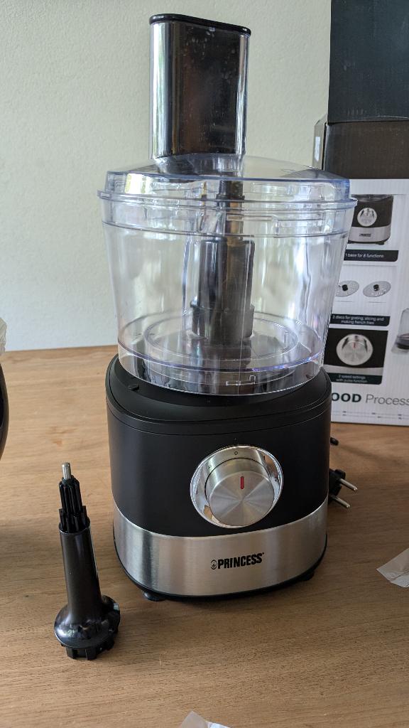 Princess 8-in-1-Keukenmachine (1.000 W) - Vaste prijs Eur 25, 2 tot 3 liter, Ophalen of Verzenden, Zo goed als nieuw, 3 snelheden of meer