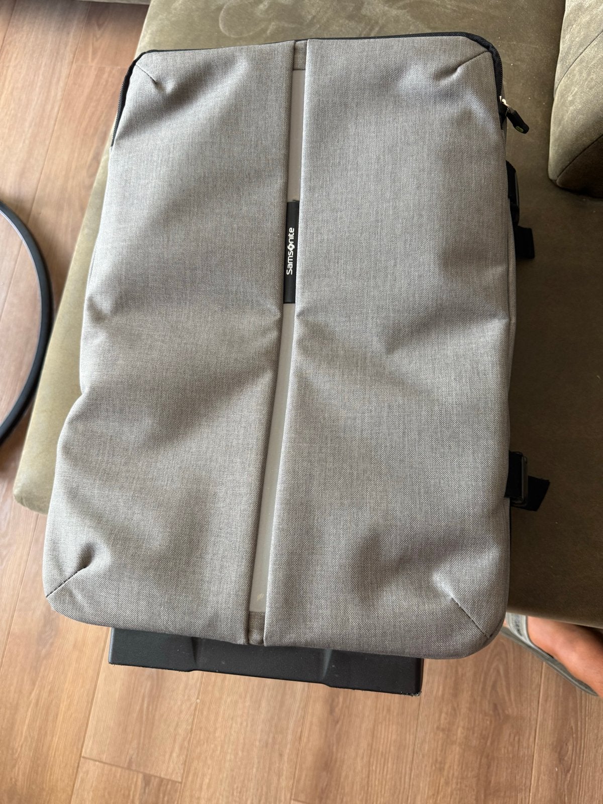 Samsonite Koffer met Wieltjes - Grijs, Overige materialen, 50 tot 60 cm, Slot, Ophalen of Verzenden