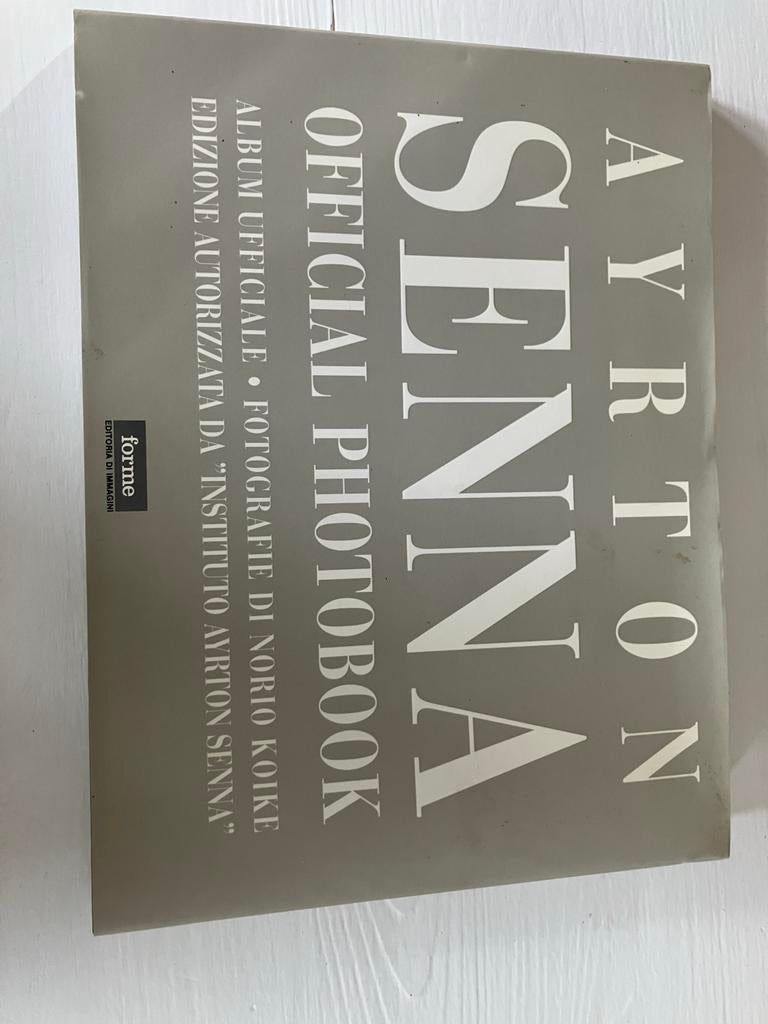 Ayrton Senna Official Photobook 1995, Verzamelen, Automerken, Motoren en Formule 1, Ophalen, Zo goed als nieuw, Formule 1