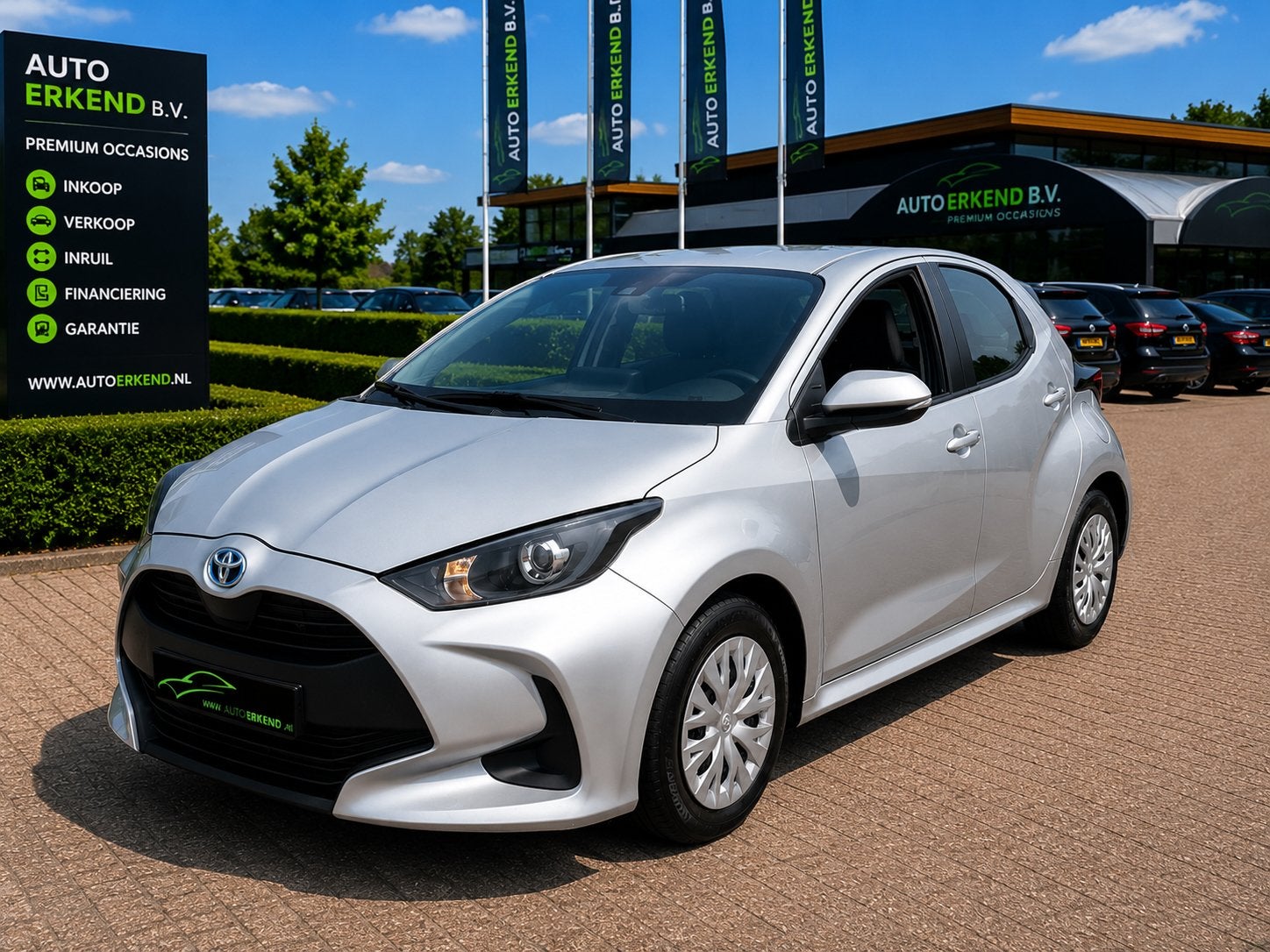 Toyota Yaris 1.5 Hybrid 115 Active (bj 2022, automaat), Auto's, 450 kg, Gebruikt, Euro 6, Met garantie (alle)