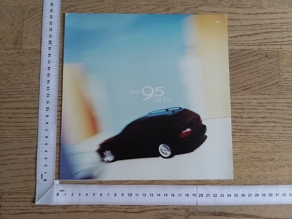 SAAB 9-5 3.0 TiD folder 2001, Ophalen of Verzenden, Gelezen, Overige merken