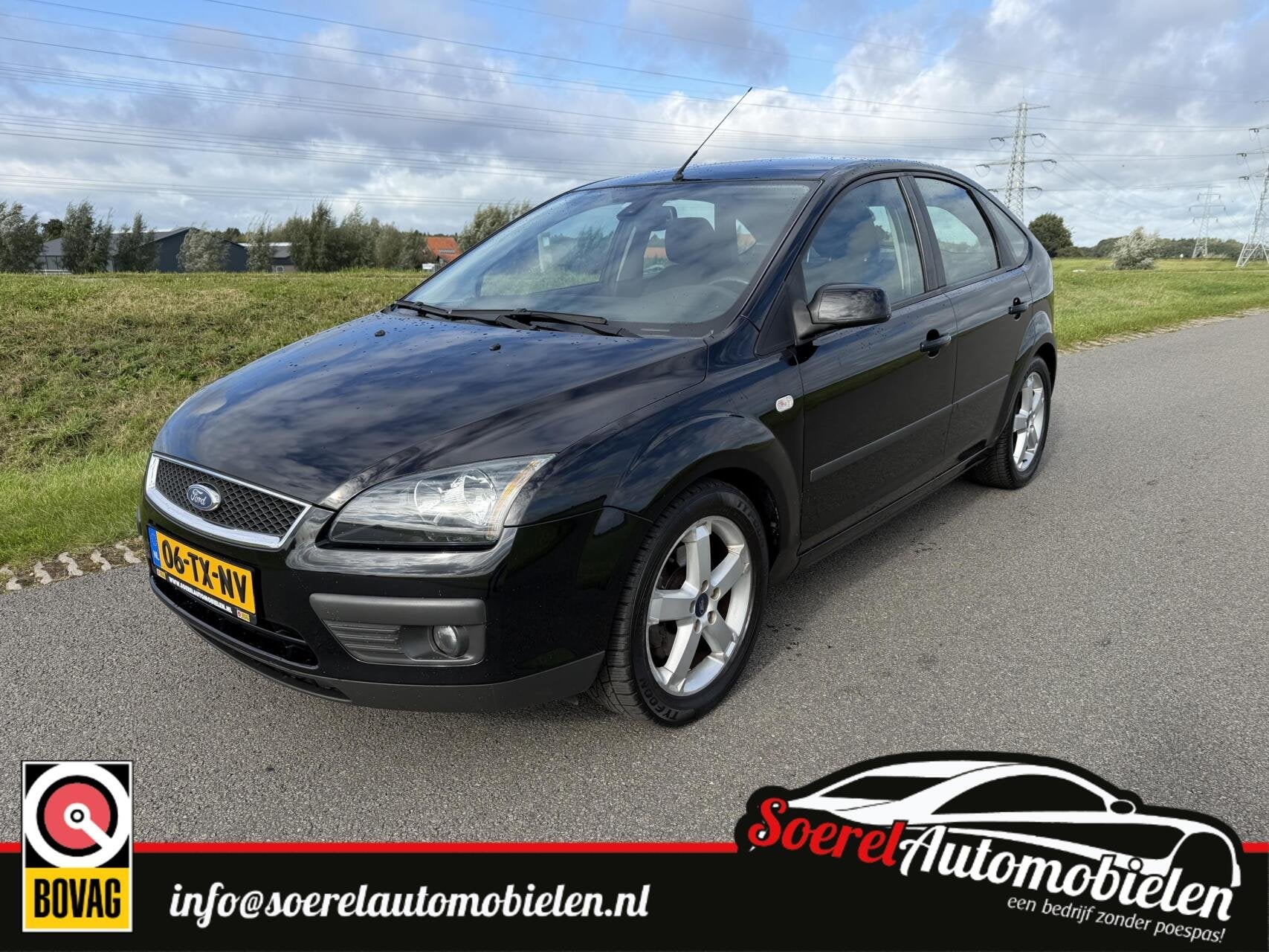 Ford Focus 2.0-16V Rally Edition, Auto's, Gebruikt, 4 cilinders, Met garantie (alle), Zwart