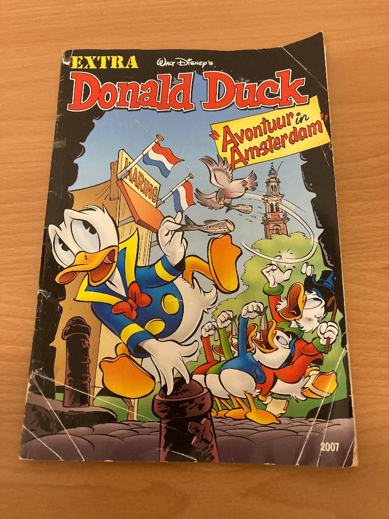 Speciale uitgave Donald Duck Avontuur in Amsterdam, Gelezen, Eén stripboek, Walt disney, Ophalen of Verzenden