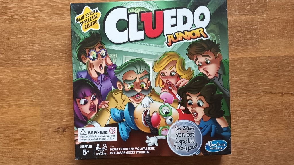 Cluedo Junior bordspel, Vijf spelers of meer, Ophalen of Verzenden, Gebruikt, Hasbro Gaming