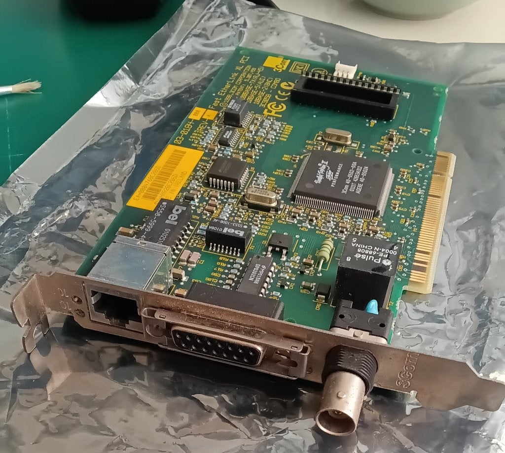 3Com Fast Etherlink XL netwerk kaart, Computers en Software, Ophalen of Verzenden, Gebruikt, Intern, Diverse (o.a. Intel, Broadcom)
