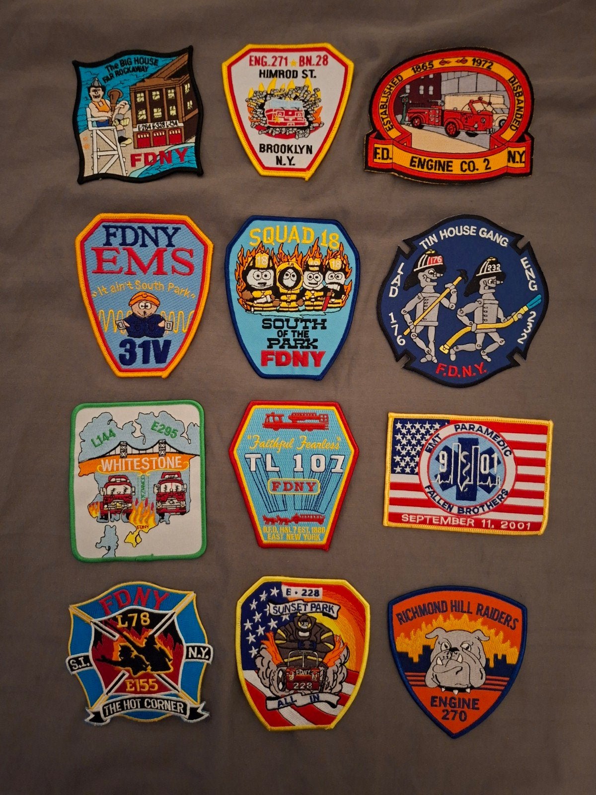 FDNY Patch Collectie - Diverse Emblemen, Ophalen of Verzenden, Nieuw