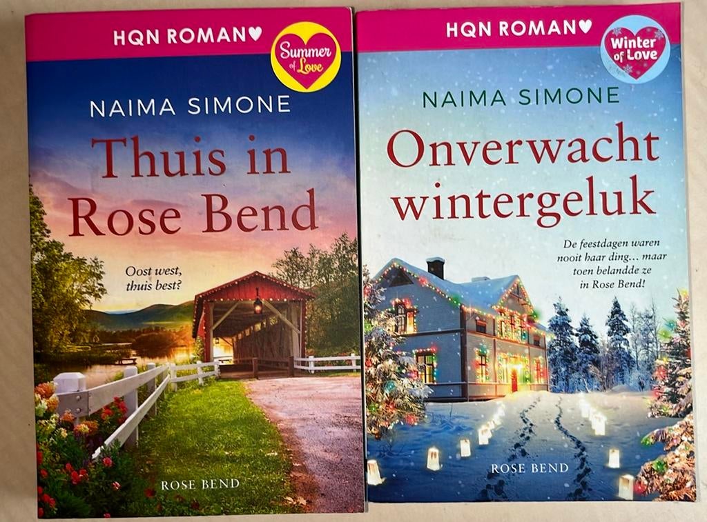 Rose Bend boeken: Onverwacht wintergeluk en Thuis in Rose Be, Ophalen of Verzenden, Nieuw
