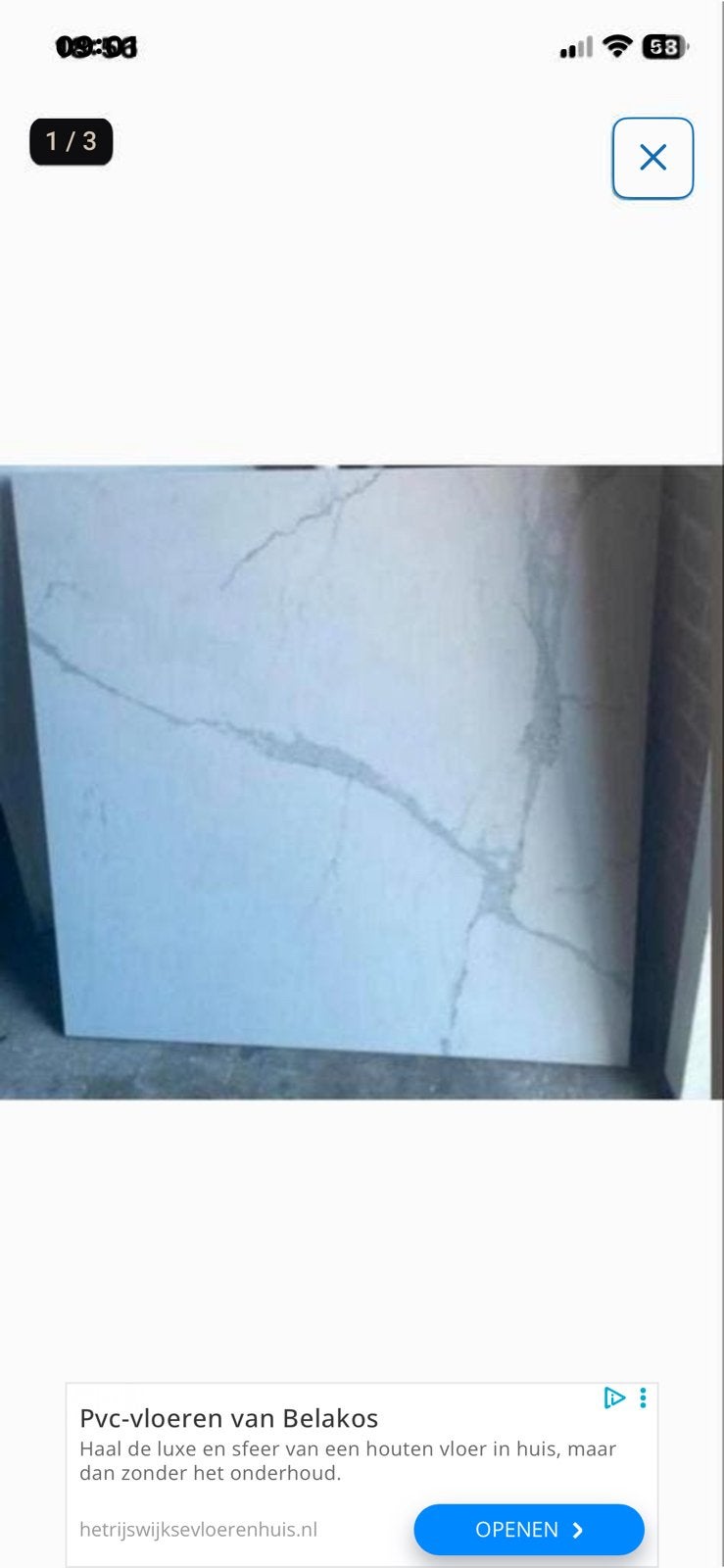 Marazzi Gres Porcellanato Vloertegels 90x90 cm, Ophalen