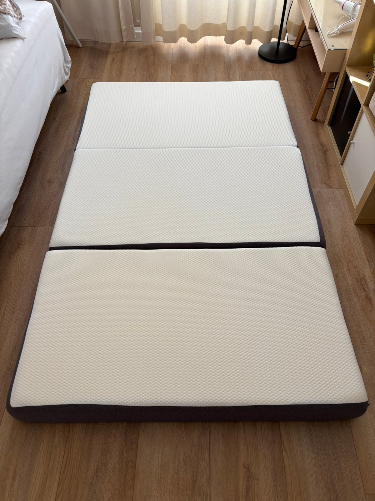 DYNMC YOU Opvouwbare matras van traagschuim 120 x 195 cm, Ophalen, 190 cm of minder, Zo goed als nieuw, Twijfelaar