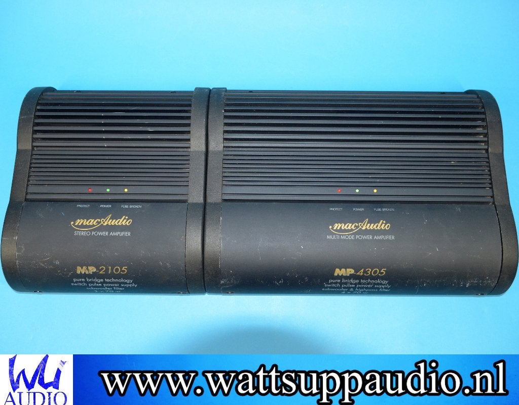 MAC Audio MP-2105 + MP-4305 versterker set / Package Deal