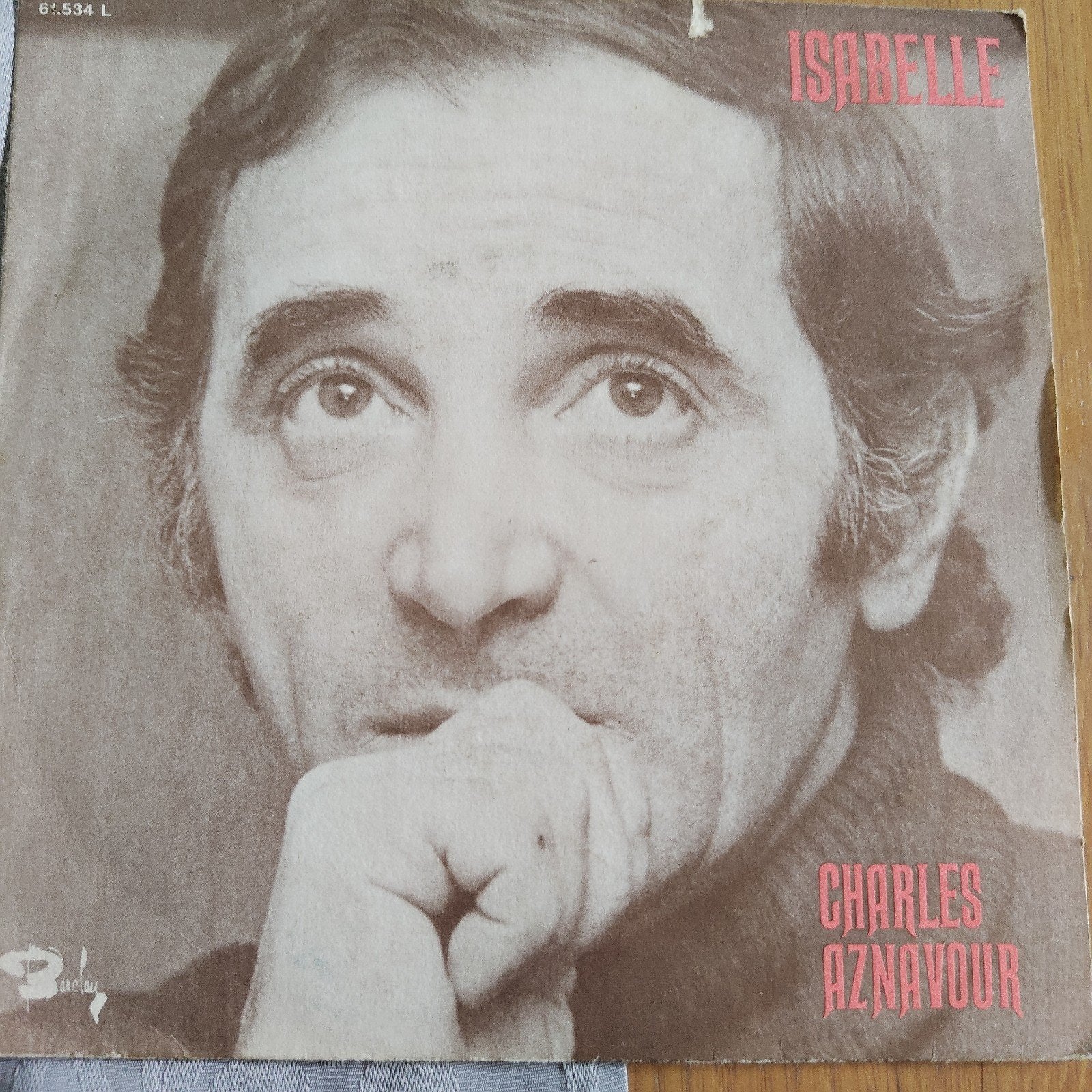 Charles Aznavour - Isabelle (Vinyl Single), Gebruikt, Overige genres, 7 inch, Ophalen of Verzenden