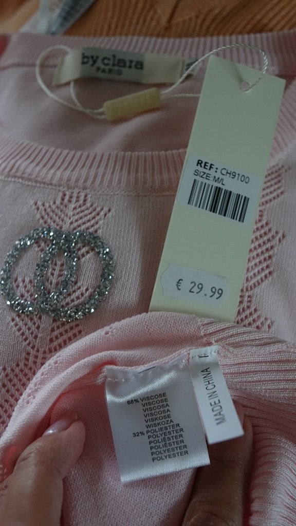 nieuw rose sjiek bij CLARA truitje, Maat 38/40 (M), Verzenden, Nieuw, By CLARA