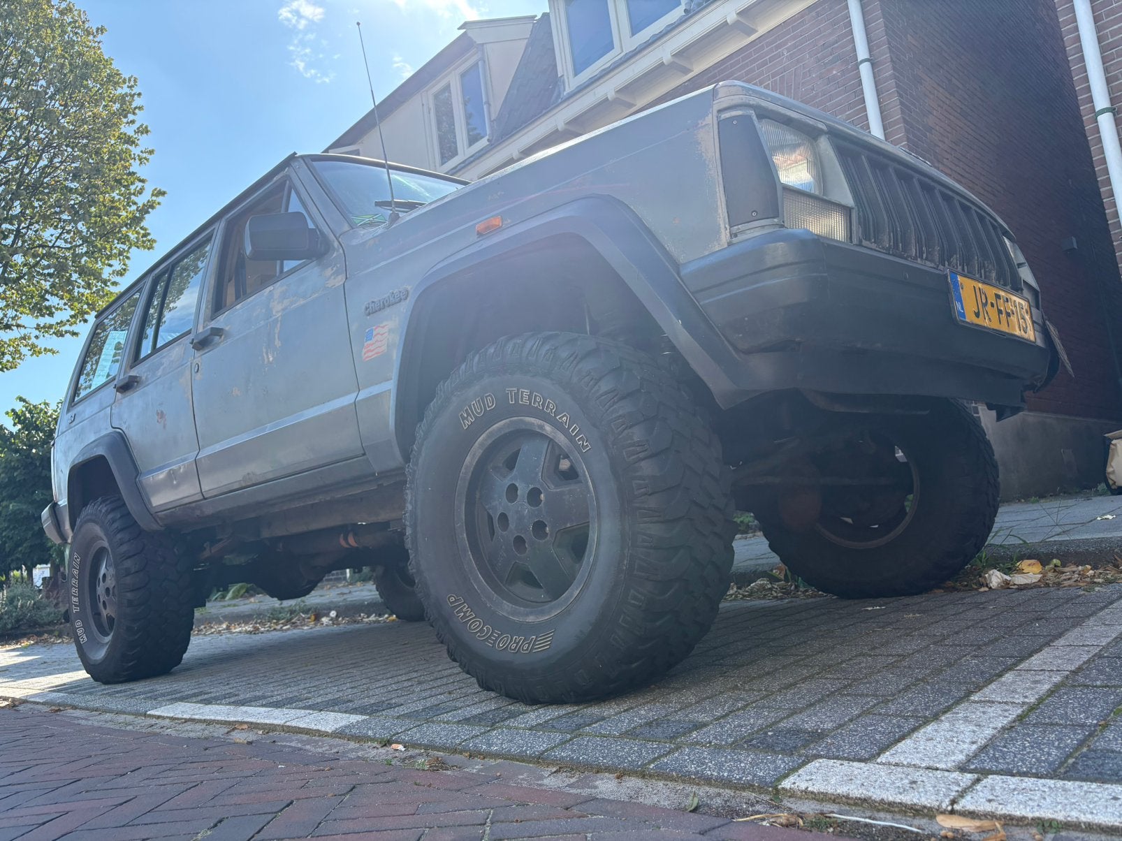 Jeep Cherokee 4.0 I Jamboree 4WD E2 1994 Groen, Auto's, 183 pk, Origineel Nederlands, 3960 cc, Handgeschakeld