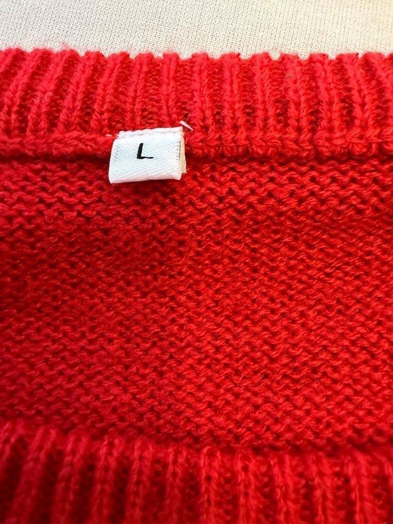 Kersttrui / foute kersttrui - maat L, Ophalen of Verzenden, Zo goed als nieuw, Maat 52/54 (L), Rood