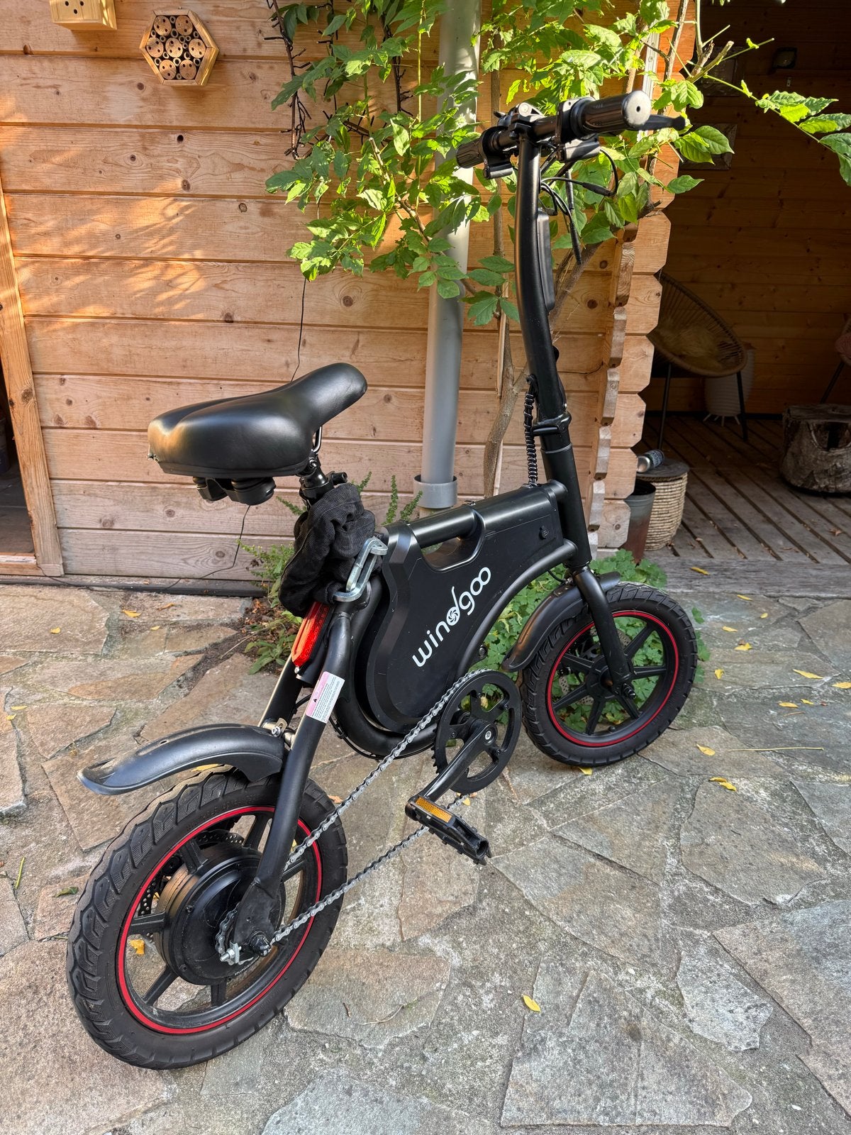 Windgoo elektrische vouwfiets - Compact en handig, Minder dan 30 km per accu, Gebruikt, Minder dan 47 cm, Ophalen