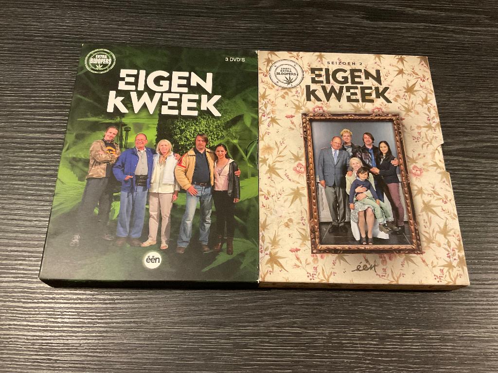 DVD’s Eigen Kweek seizoen 1 en 2 tv-serie Vlaams, Vanaf 12 jaar, Ophalen of Verzenden, Zo goed als nieuw