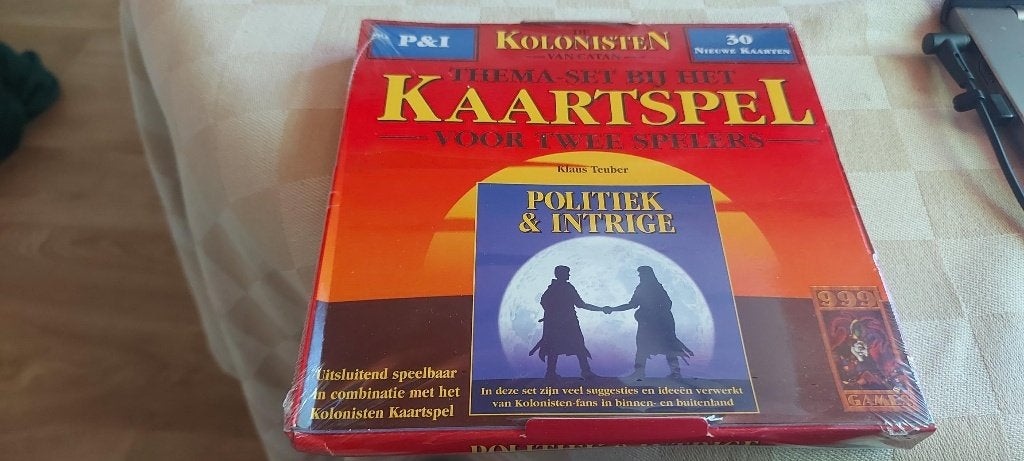 kaartspel geheel seal Catan Politiek & Intrige 999 games, Een of twee spelers, Ophalen of Verzenden, Nieuw, 999 games