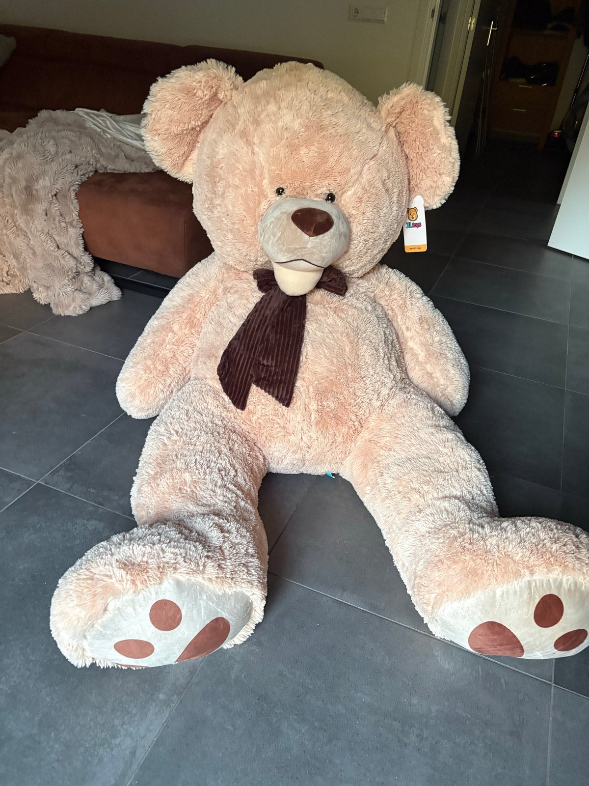 Grote knuffelbeer - staand 160cm, zittend 110cm, Ophalen, Overige merken, Overige karakters, Beer