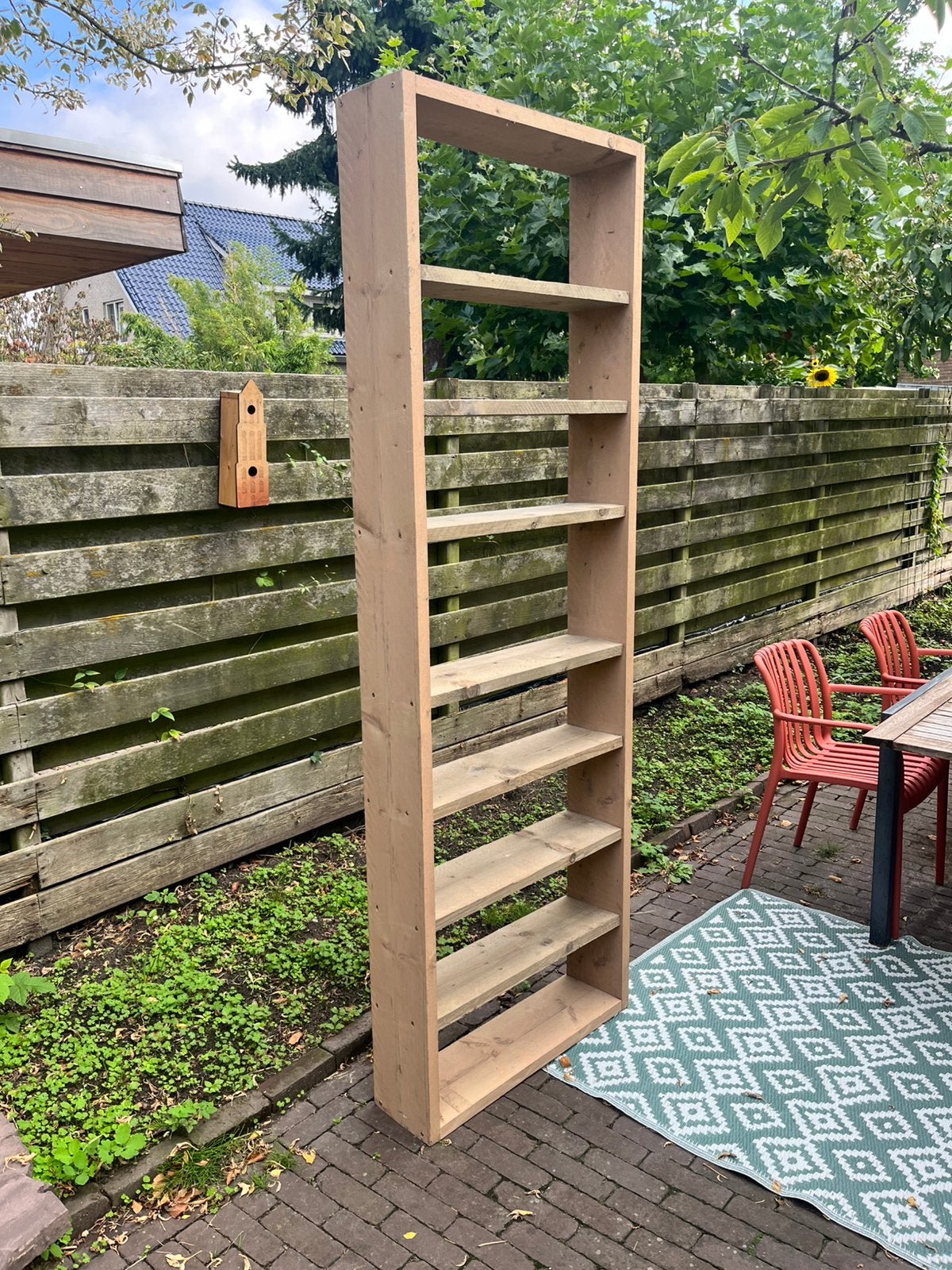Houten kast, te gebruiken als schoenenkast of opberg, Ophalen, Zo goed als nieuw