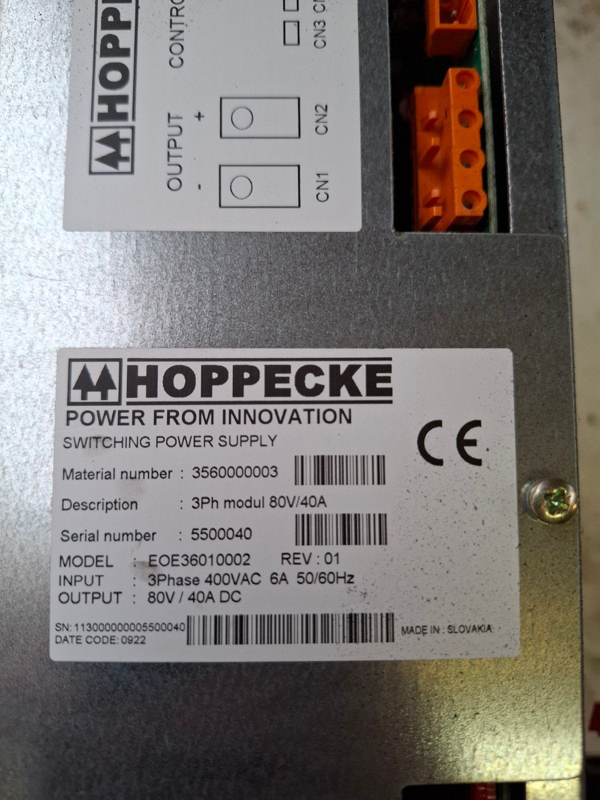 Hoppecke TrakBasic lader 80V 120A onderdelen., Auto-onderdelen, Ophalen of Verzenden