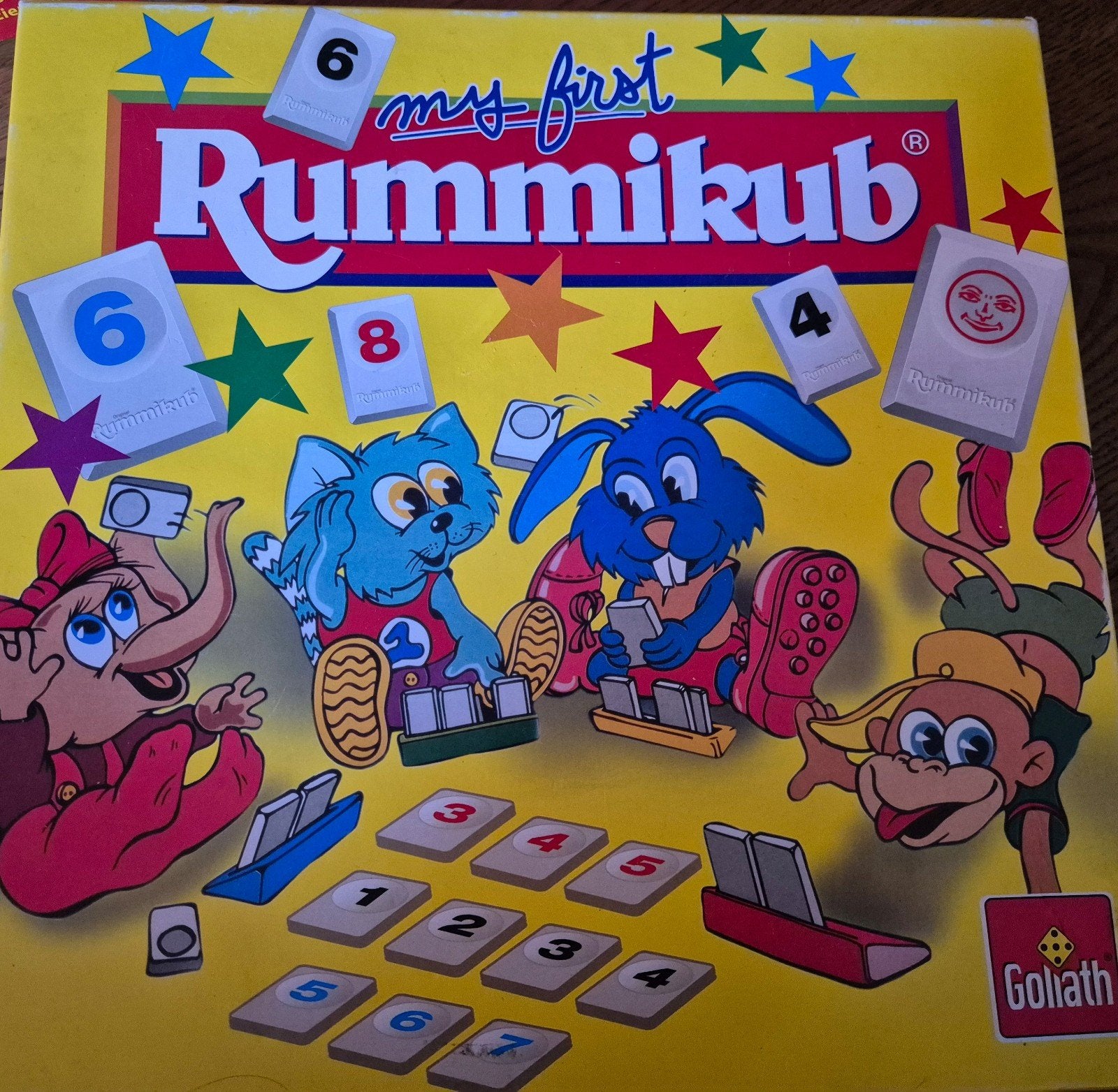 My First Rummikub - Goliath bordspel voor kinderen, Een of twee spelers, Ophalen of Verzenden, Zo goed als nieuw, Goliath