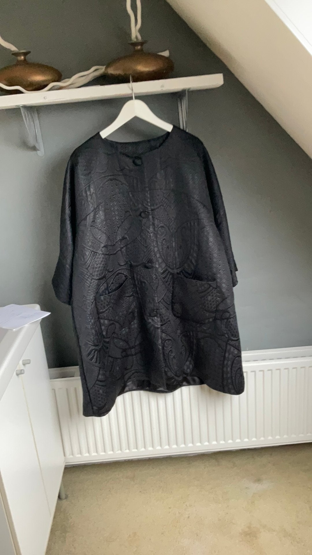 Sjijke jas  maat 52/54     Merk yoek, Kleding | Dames, Ophalen of Verzenden, Zo goed als nieuw, Zwart, Jas of Mantel