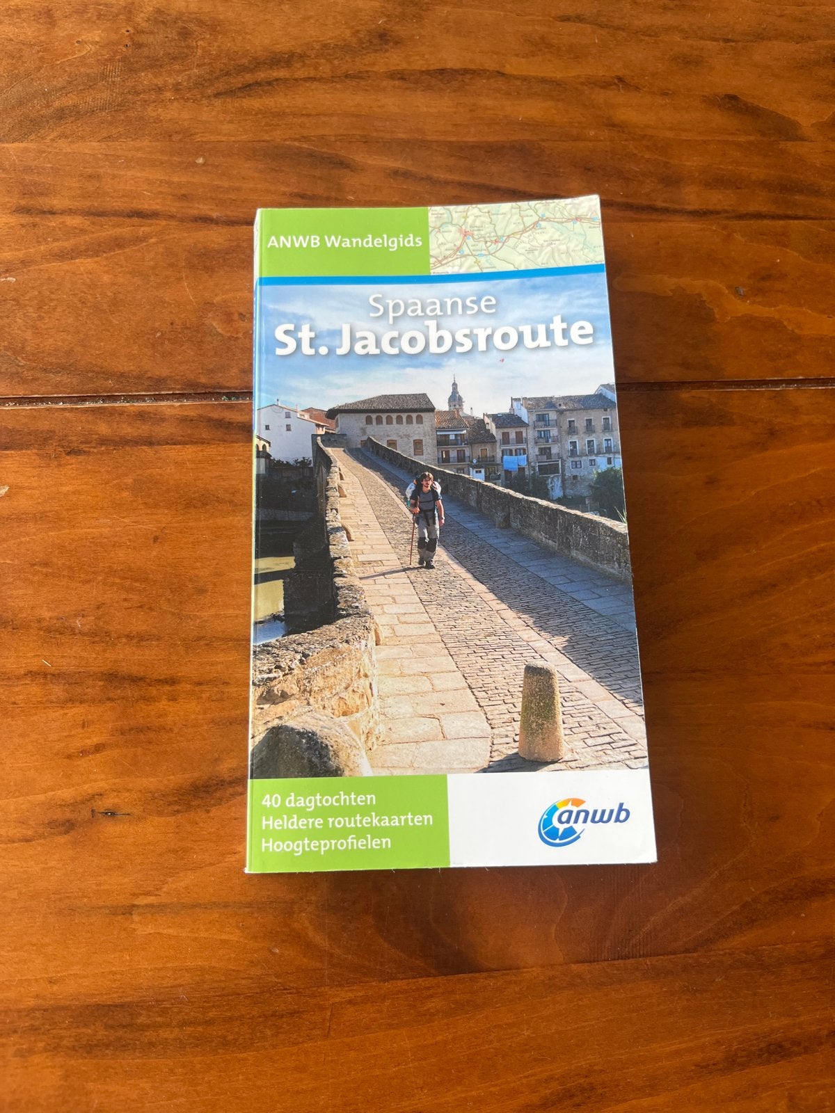 ANWB Wandelgids Spaanse St. Jacobsroute, Fiets- of Wandelgids, Europa, Ophalen of Verzenden, Zo goed als nieuw