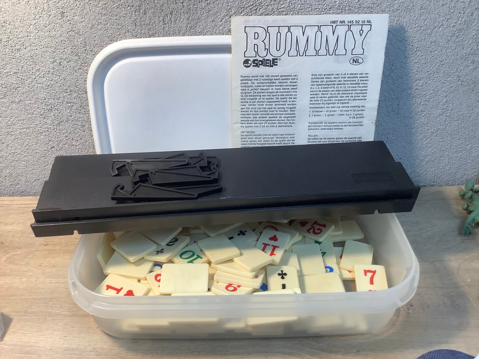 Rummy spel rummicup, Ophalen of Verzenden, Gebruikt