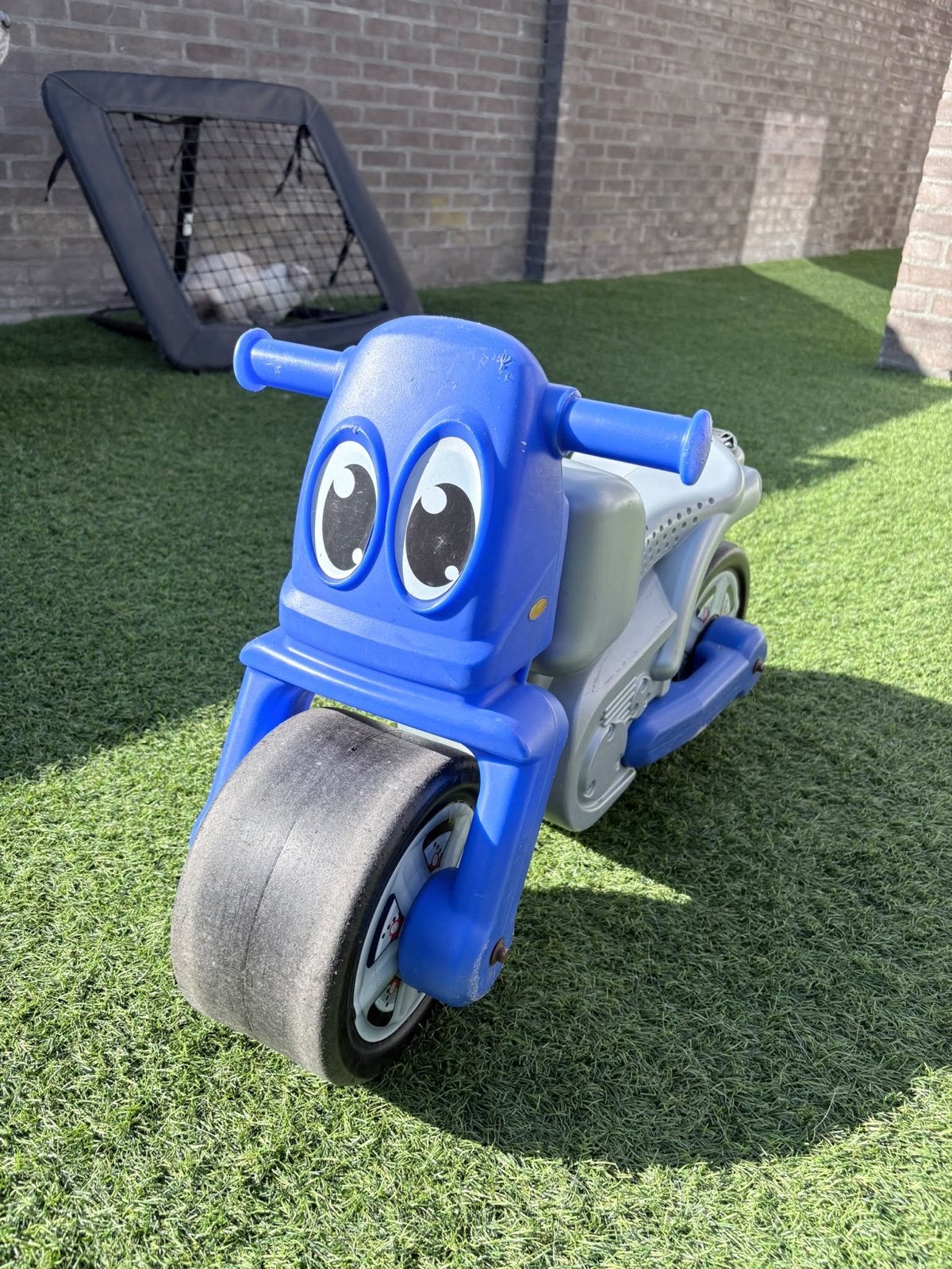 Blauwe loopmotor voor kinderen, Ophalen, Gebruikt, Loopfiets