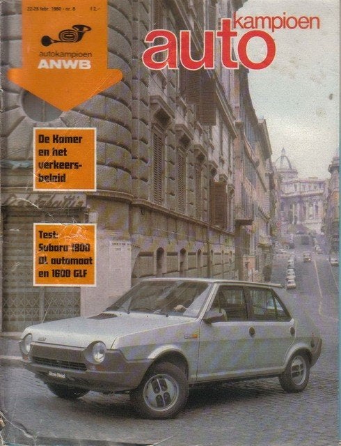 Autokampioen 8 1980 : Fiat Ritmo D - Subaru Leone - Alfasud, Ophalen of Verzenden, Gelezen, Algemeen