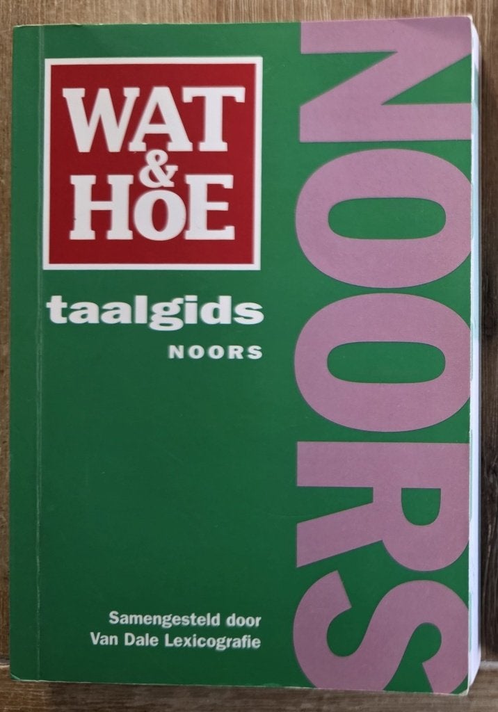 Taalgids Wat en Hoe Noors - Taalgids Noorwegen, Boeken, Overige merken, Europa, Ophalen of Verzenden, Zo goed als nieuw