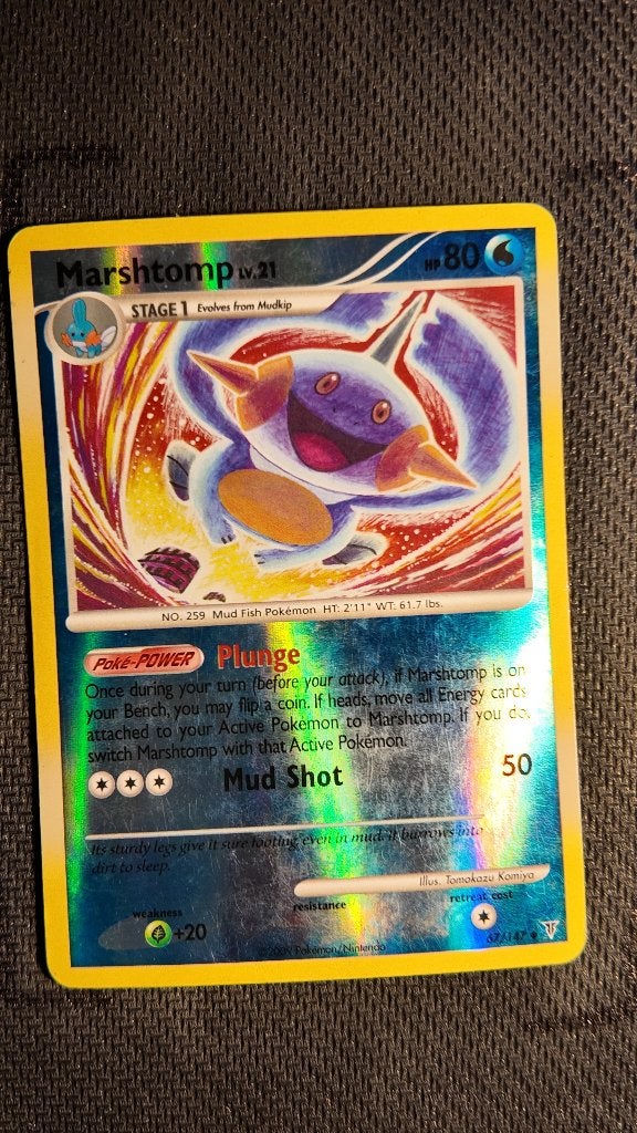 Marshtomp 67 Supreme Victors | Pokemon kaart, Ophalen, Zo goed als nieuw, Losse kaart, Foil