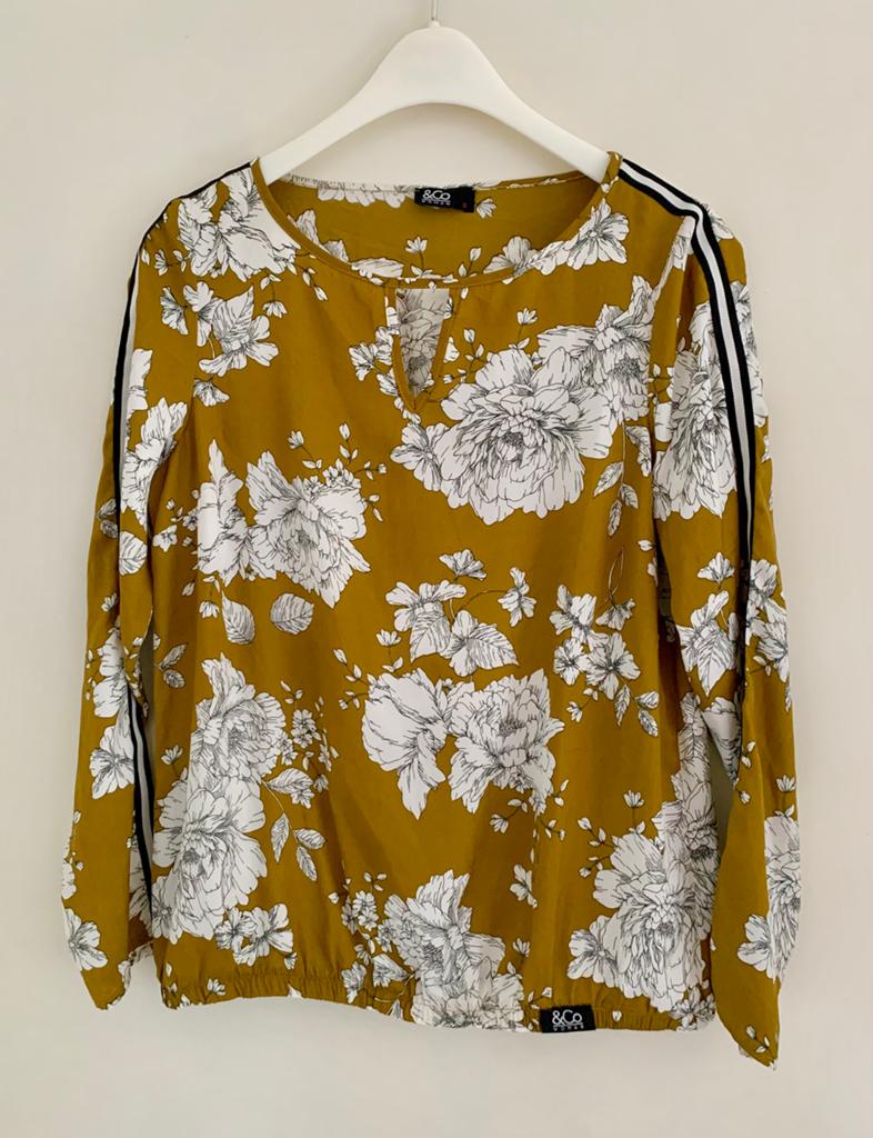 Supermooie tuniek, S, & Co woman, Geel, Ophalen of Verzenden, Zo goed als nieuw, Lange mouw