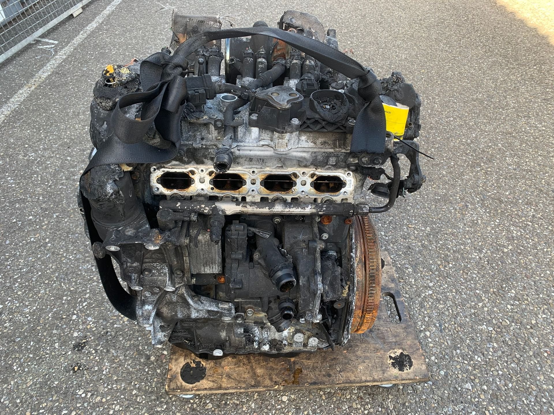 motor vw golf 8 2.0 GTI audi S3 DNF 2020 - 2025 brandschade, Gebruikt, -, -, Ophalen of Verzenden