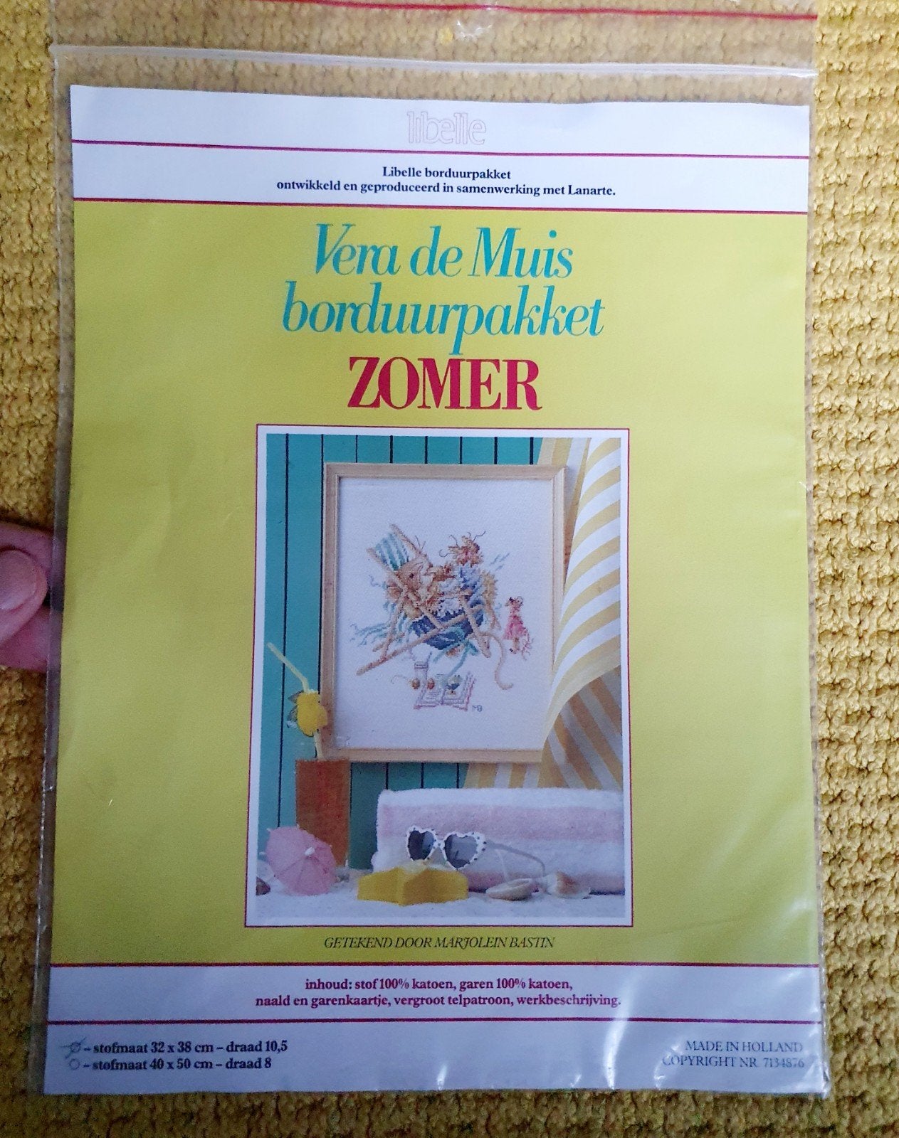 zeldzaam lanarte marjolein bastin vera de muis zomer patroon, Hobby en Vrije tijd, Verzenden, Patroon