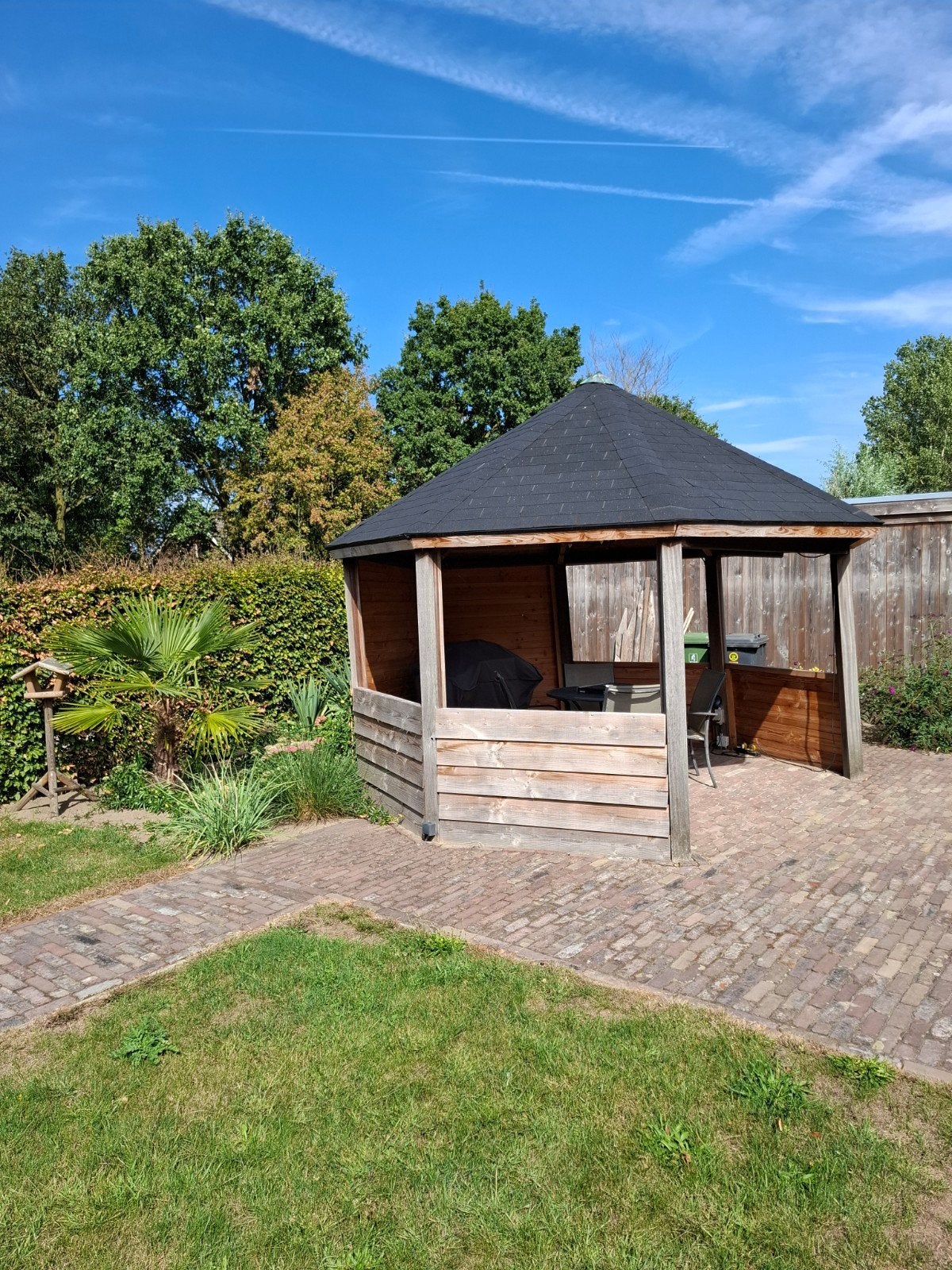 Houten prieel, Ophalen, Tuinhuis, 250 tot 500 cm, Zonder ramen