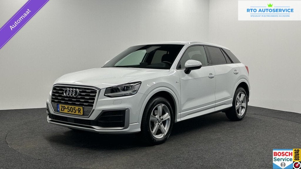 Audi Q2 30 TFSI Sport S line AUTOMAAT-HALF LEER-CRUISE, Auto's, Audi, Gebruikt, Met garantie (alle), Wit, Origineel Nederlands